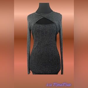 Rue21 Silver Long Sleeve Dress
